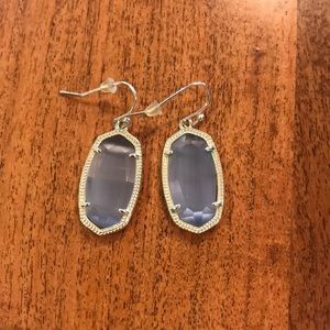 Light purple small KS earrings